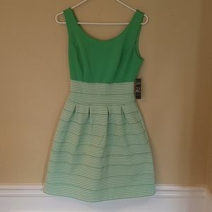 New York and Company green dress